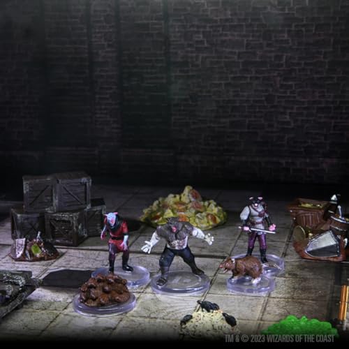 Wizkids D&amp;D Icons of The Realms Adventure in A Box Wererat Den Miniatur