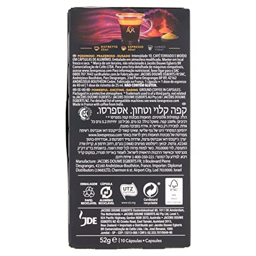 L'OR Origins India Coffee Pods x10 – Aluminium Espresso Capsules for Intense Flavour