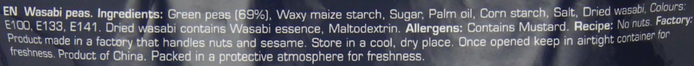 Yutaka Wasabi-Erbsen 100g – Knuspriger japanischer Snack mit feuriger Wasabi-Ummantelung 3