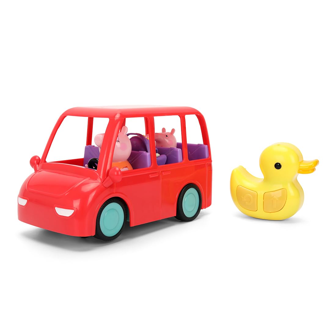Jada Peppa Pig Family Car R/C - Duck-Shaped Remote Control Vehicle for Preschoolers 1