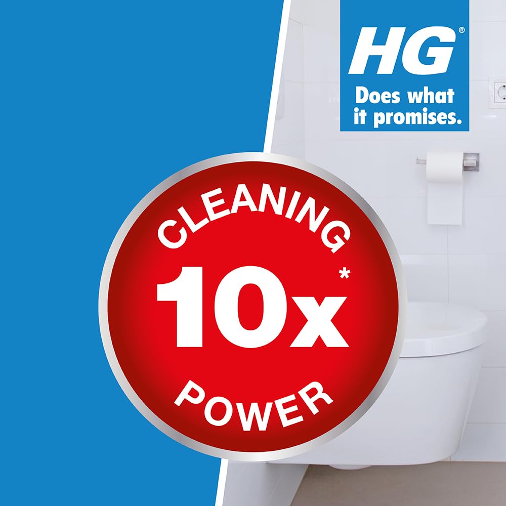 HG Super Powerful Toilet Cleaner Gel - 500ml Bathroom Descaler for Limescale & Stains 11
