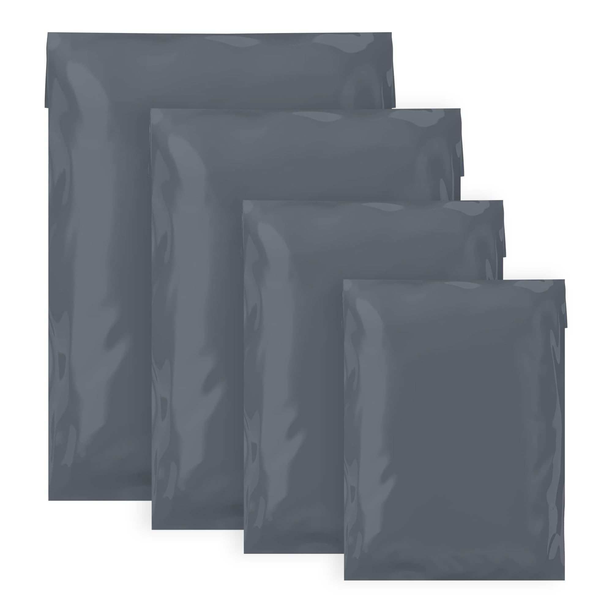 Double Dragon Self-Seal Mailer Bags - 60 Mixed Sizes, Tamper-Proof Plastic | 60 Micron 1