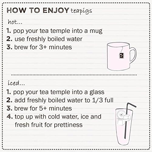 Teapigs - Chamomile Tea Made With Whole Flowers (3 Packs of 15 Tea Bags, Total 45 Tea Bags)