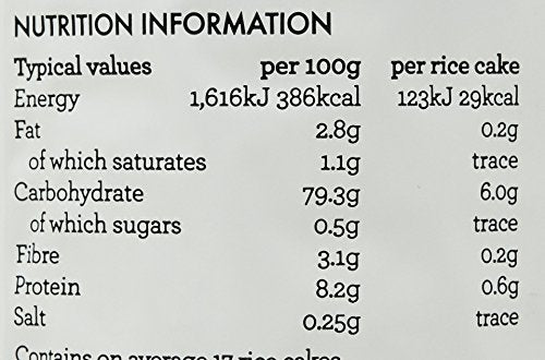 Kallo Lightly Salted Wholegrain Low Fat Rice Cakes, 130g 3