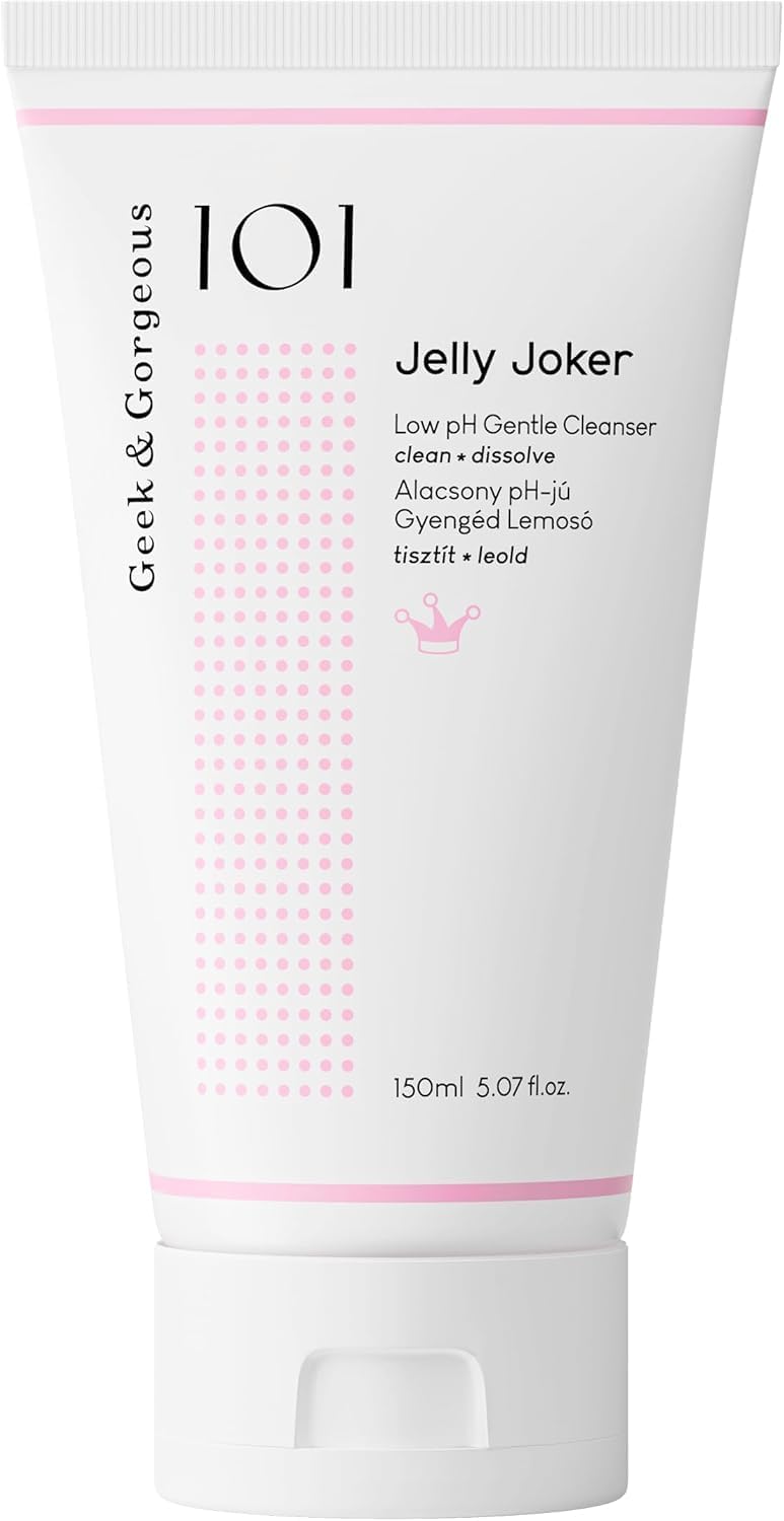 Geek & Gorgeous Jelly Joker Cleanser - Gentle, Water-Soluble Makeup Removal | 150 ml