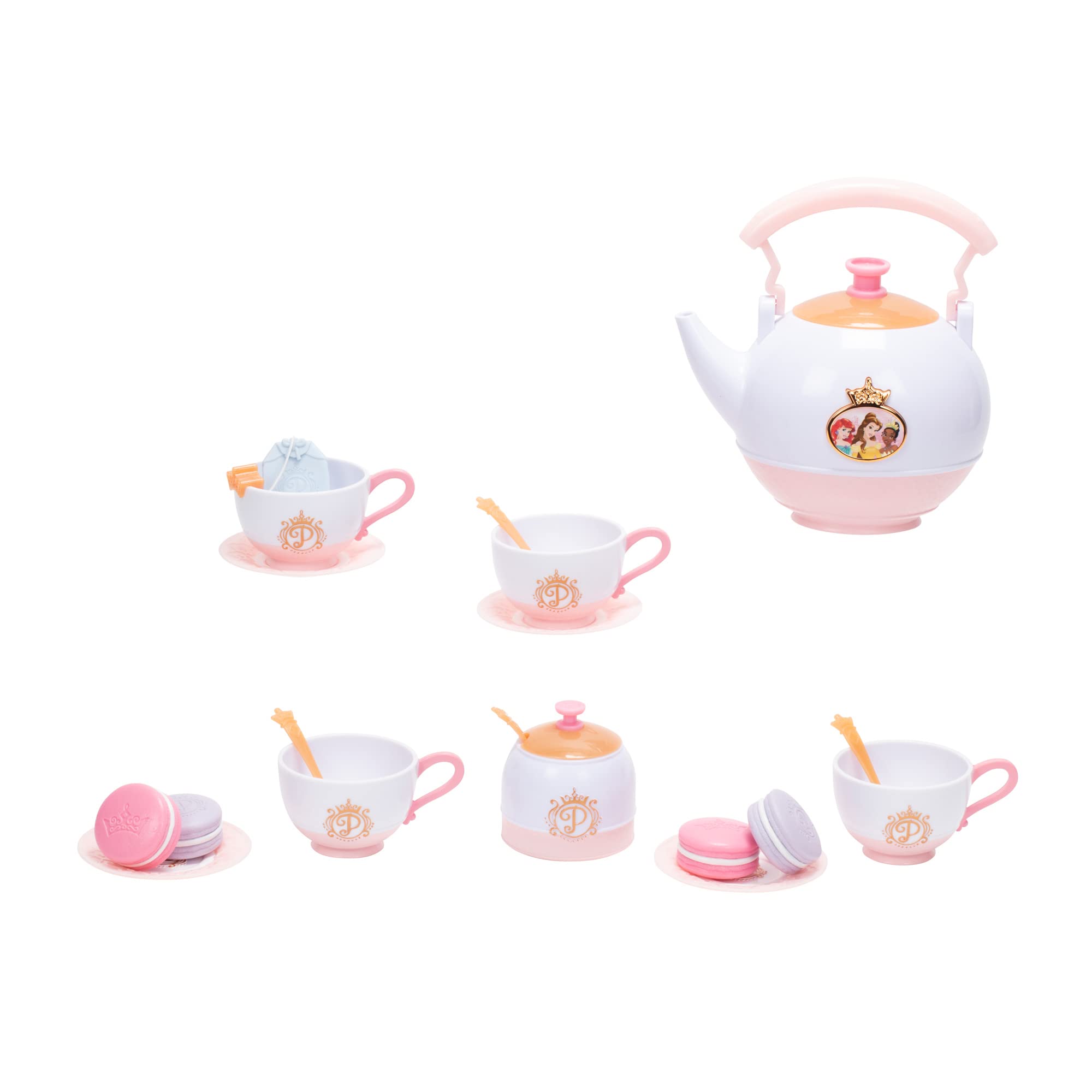 Disney Princess Style Collection 21-Piece Tea Set Playset for Girls Ages 3+ 2