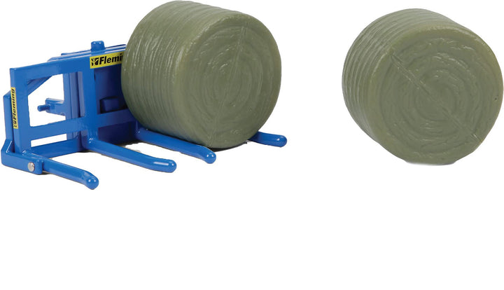 Britains 1:32 Fleming Bale Lifter - Farm Toy Accessory for Tractors & Playsets