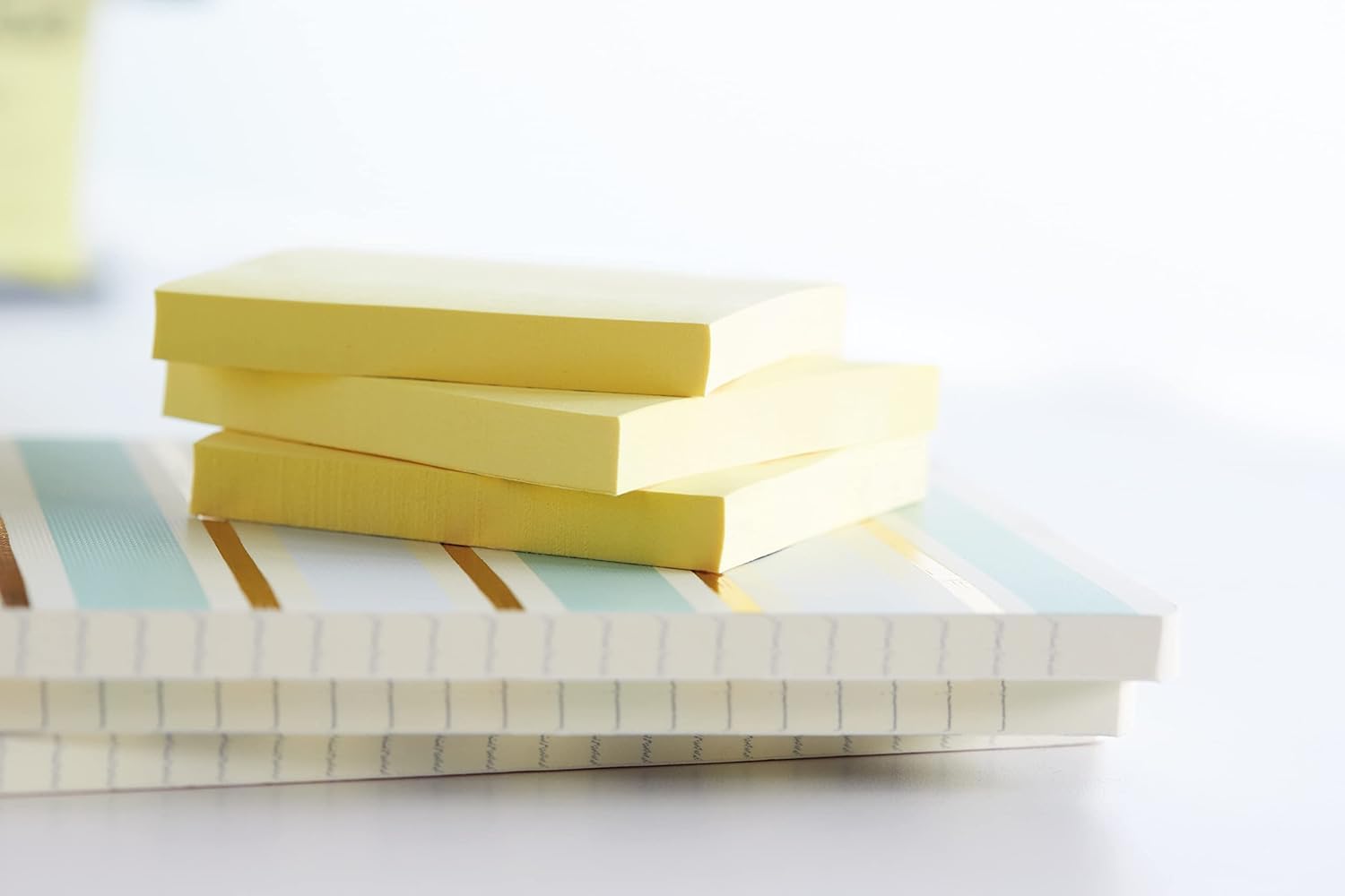 Post-it Recycling Notes - Canary Yellow, 6 Pads of 100 Sheets Each | 100% Recycled Paper 2