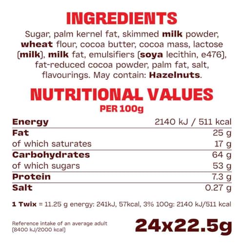 Twix Crispy Rolls, Milk Chocolate, Caramel and Biscuit Snack Bar, 24 x 22.5g