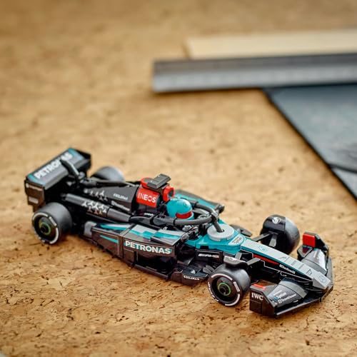 LEGO Speed Champions Mercedes-AMG F1 W15 Race Car Toy - Building Set with Driver Minifigure for Ages 10+ 11
