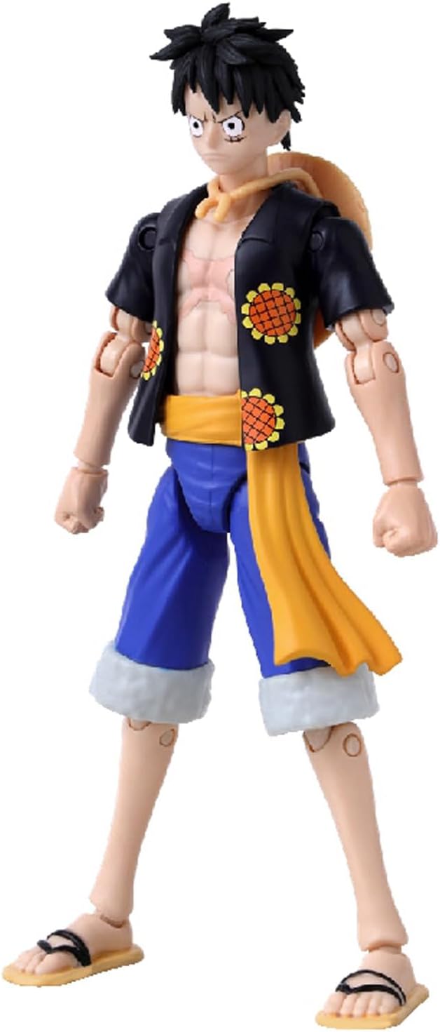 Monkey D. Luffy 'Dressrosa Version' Action Figure - 17cm Anime Heroes Collectible by Bandai 2