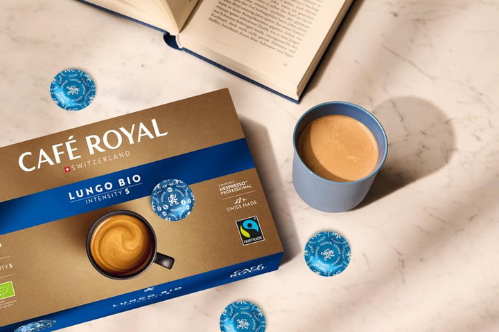 Café Royal Professional Pads, Bio Lungo, 50 Pods for Nespresso Professional Machines