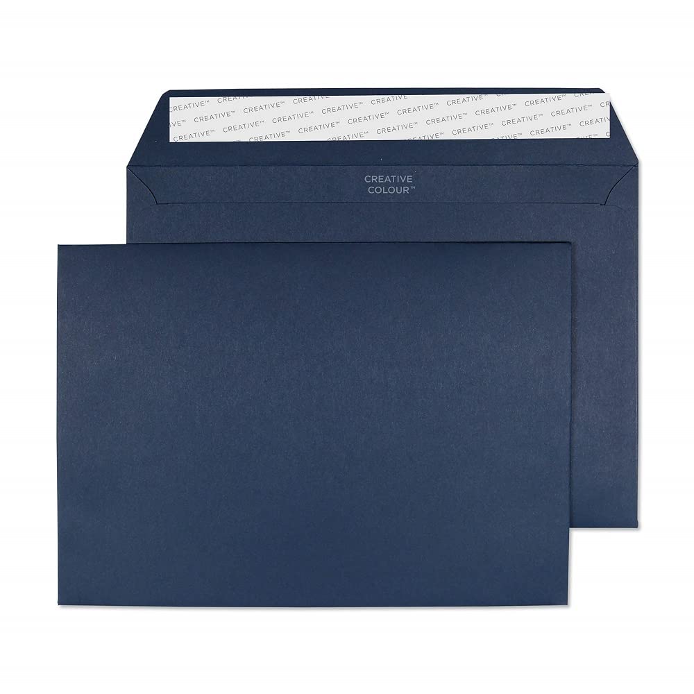 Blake Creative Colour Envelopes - Oxford Blue C5 (162 x 229 mm) | 120GSM | Pack of 25
