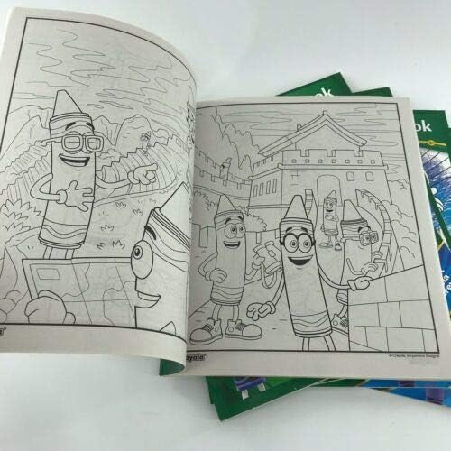 Crayola - 64 Page Colouring Book with Crayola Characters Activity Book