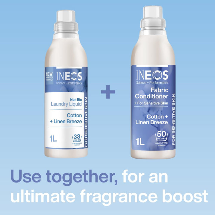 INEOS Cotton + Linen Breeze Fabric Conditioner (50 Washes)