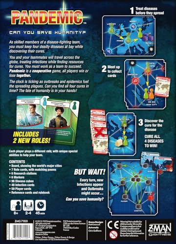 Z-Man Games Pandemie-Brettspiel 2