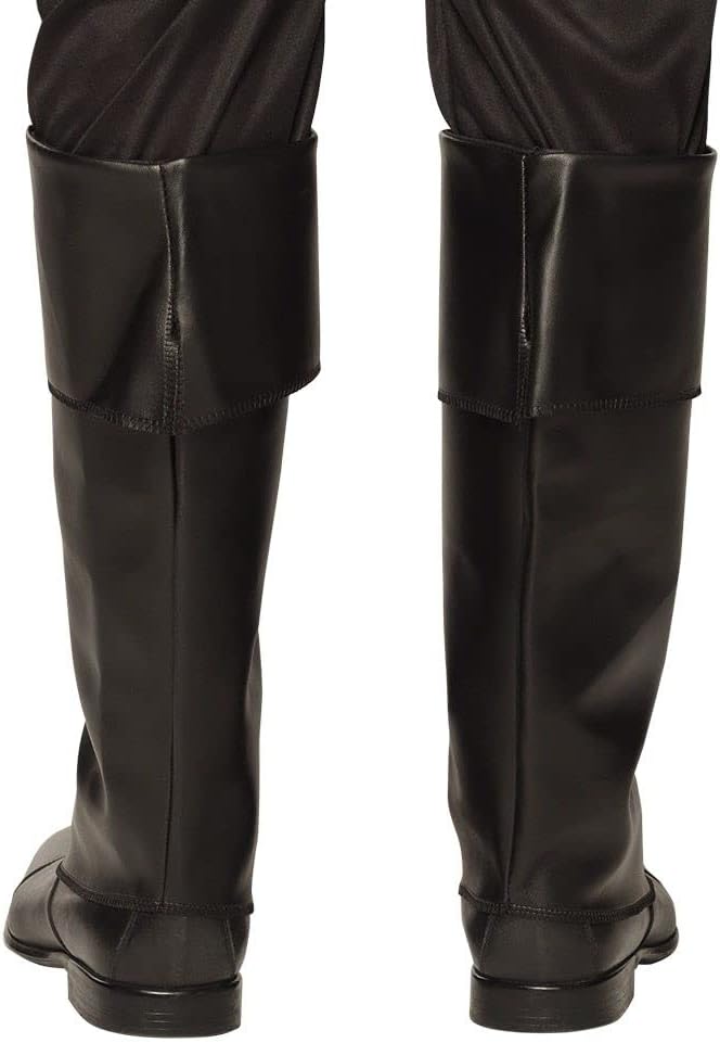 Boland Pirate Musketeer Synthetic Leather Boot Tops Black 2
