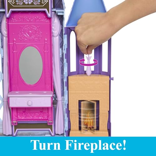 Disney Frozen Elsa's Arendelle Castle Playset - 2-Foot Tall Dollhouse with Elsa Doll & 15 Accessories (Ages 3-9)