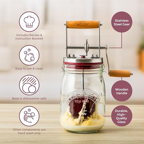 Kilner - Butter Churner Manual Kitchen Tool