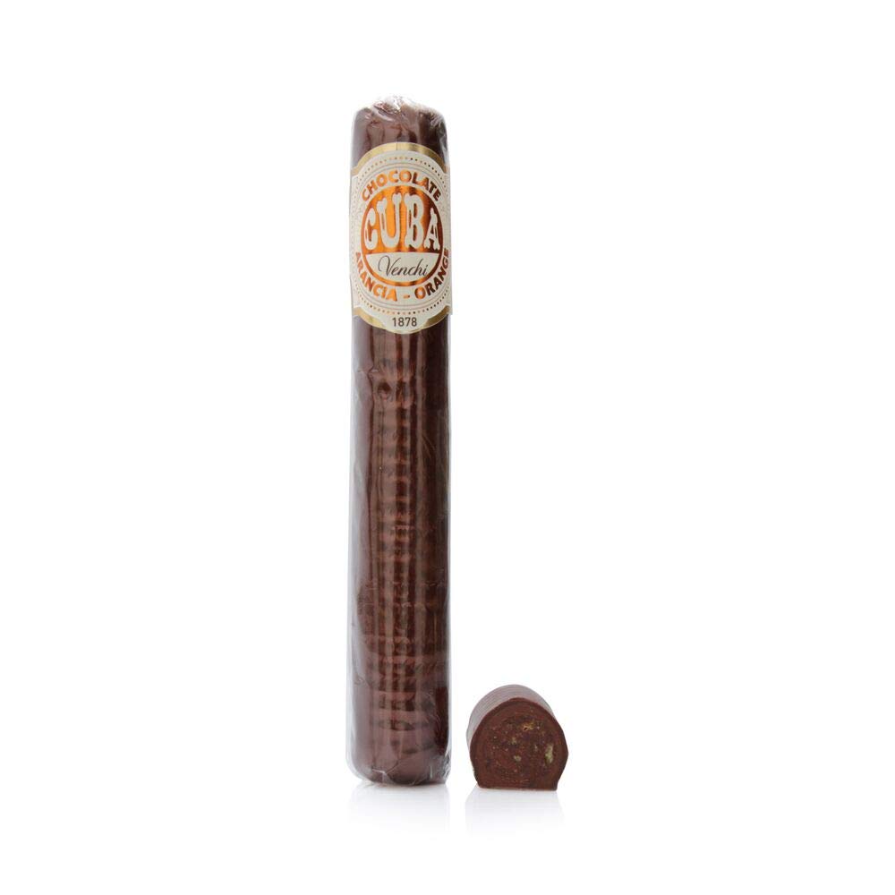 Venchi Dark Chocolate Cigar with Orange Truffle Filling 100g 1