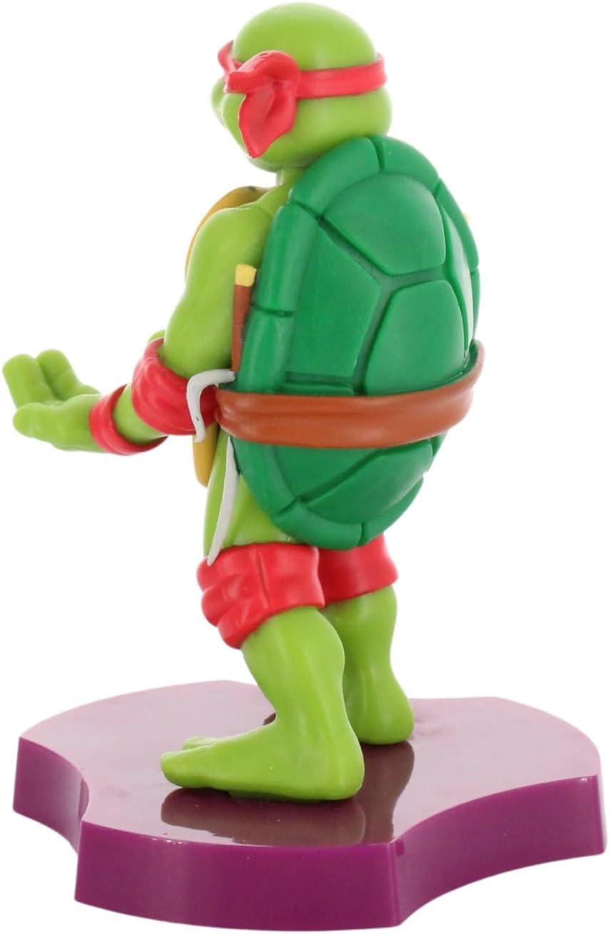 Teenage Mutant Ninja Turtles Raphael Mini Tech Holder - Cable Guys Minis Phone & Earbuds Stand 3
