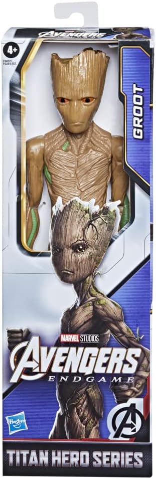Hasbro Marvel Avengers Titan Hero Series Groot Action Figure - 12-Inch Poseable Toy for Kids 4+ 2