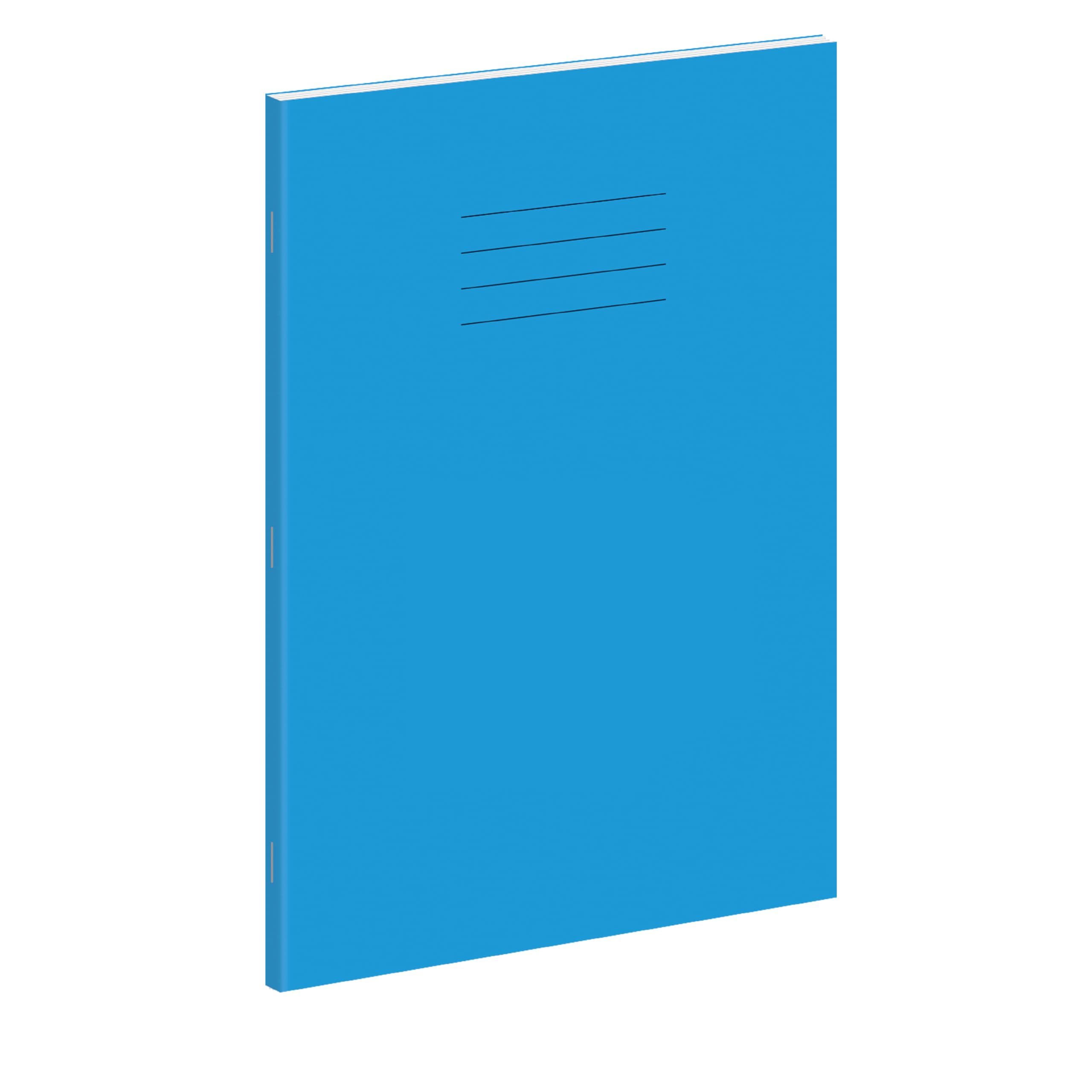 Hamelin A4 Exercise Book - 8mm Ruled & Margin, 48 Pages, Light Blue | Pack of 10