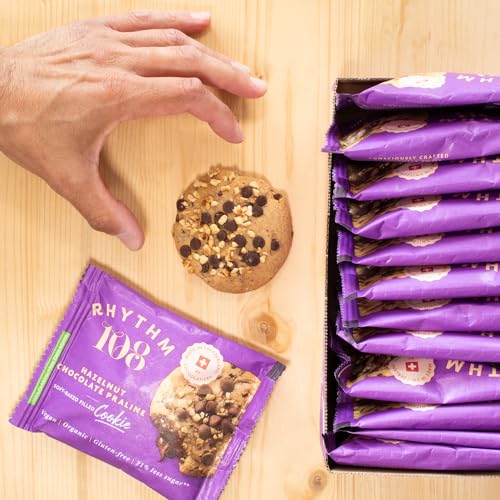Rhythm 108 Swiss Organic Vegan Hazelnut Chocolate Praline Soft-Baked Cookie