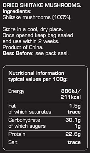 Yutaka Dried Shiitake Mushrooms 30g - Premium Donko Winter Mushrooms for Umami-Rich Cooking