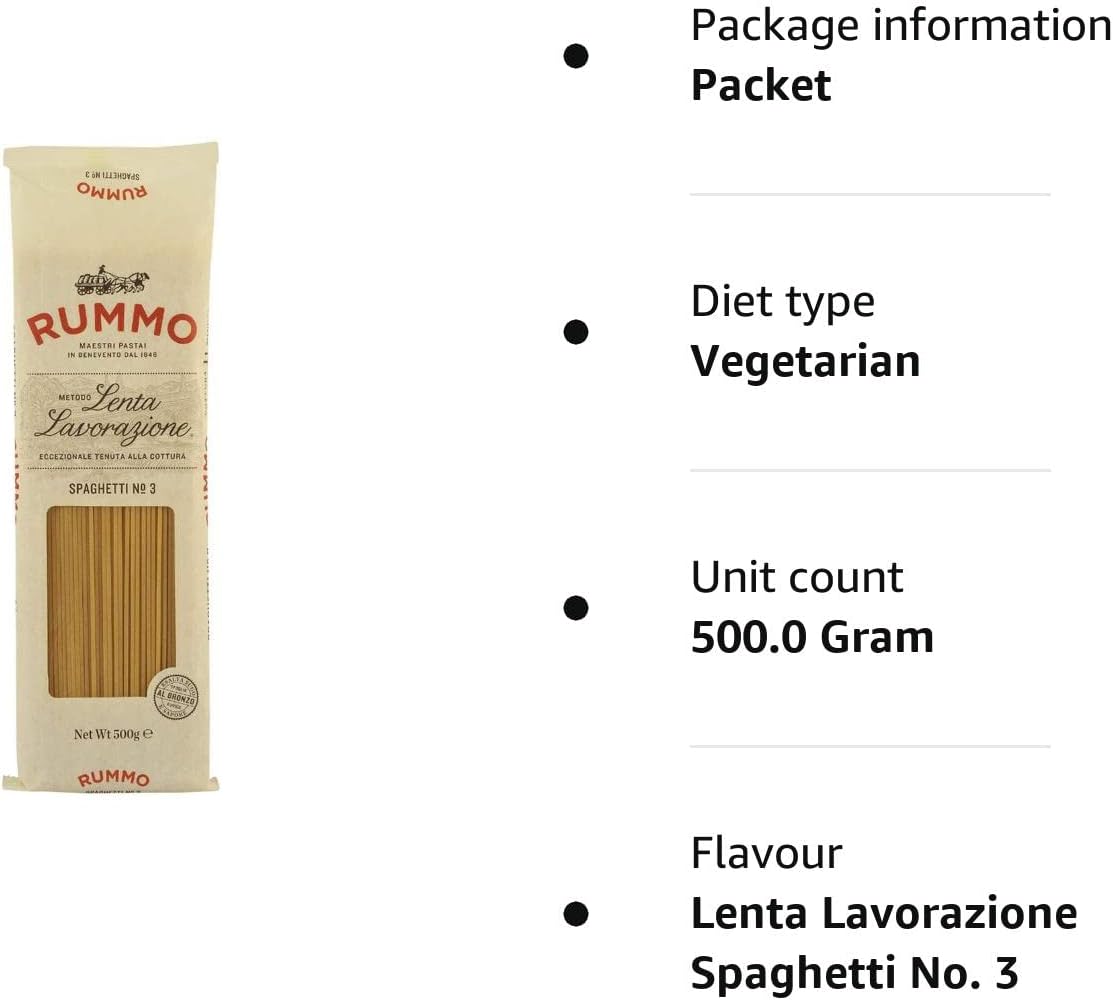 Rummo - Lenta Lavorazione Spaghetti Nr.3 500g 5
