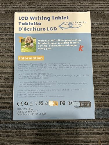 TEKFUN LCD Writing Tablet for Kids - 8.5 Inch Doodle & Draw Board for 3-8 Year Olds 20