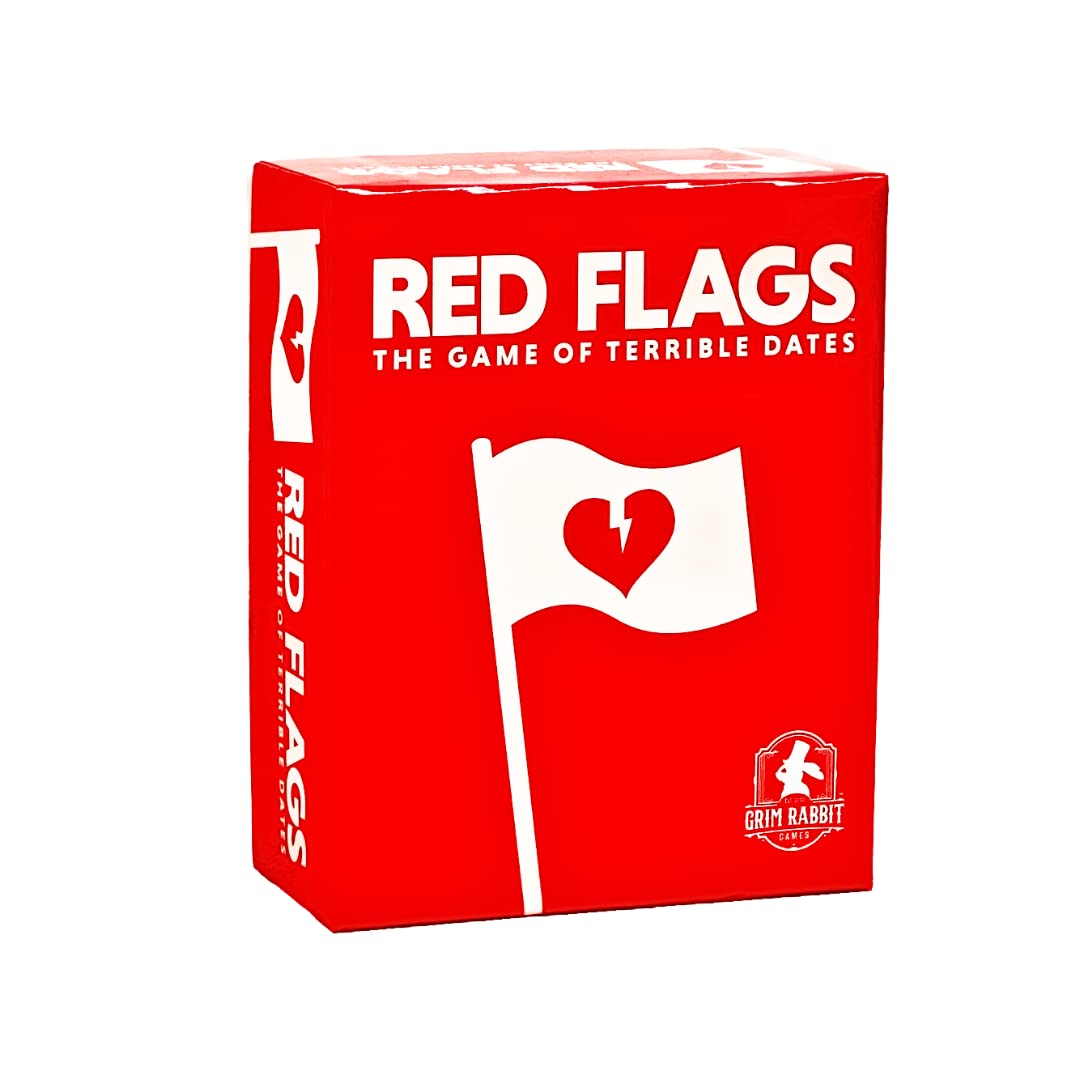 Jack Dire Studios Red Flags: The Game of Terrible Dates | Party Card Game for Adults | 3-10 Players
