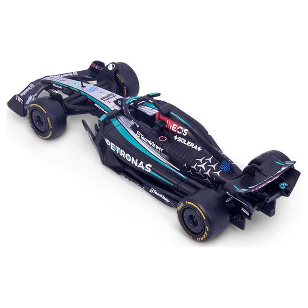 Bburago 1:43 Scale 2024 Mercedes AMG W15 F1 Car - Russell | Diecast Metal Replica 4