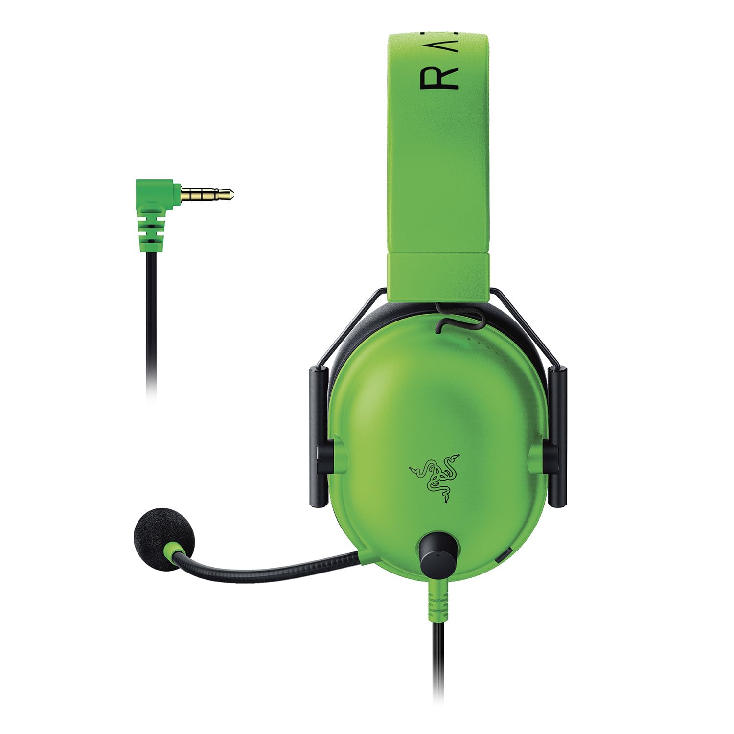 Razer BlackShark V2 X - Multi-Platform Wired Esports Headset (Triforce 50 mm Drivers, Advanced Passive Noise Cancellation, 7.1 Surround Sound, Hyperclear Cardioid Mic) Green