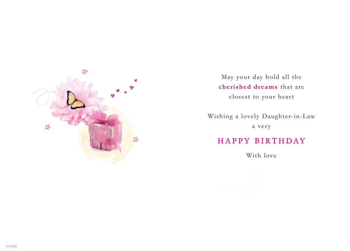 Piccadilly Greetings Daughter In Law Birthday Card - 9 x 6 Inches 2