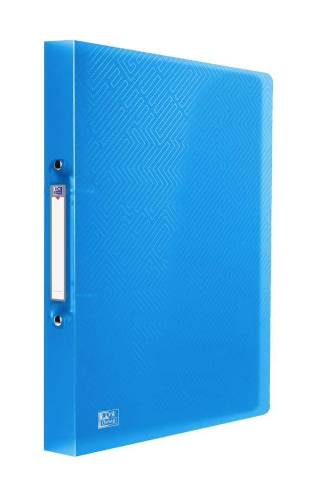 Oxford 2 Ring O-Ring Binder - A4, 40mm Spine, 250 Sheet Capacity | 5 Pack Assorted Colours 7