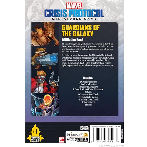 Atomic Mass Games Guardians of the Galaxy Affiliation Pack (AMGCP222)