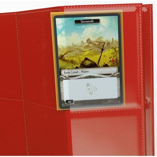 Gamegenic Sideloading 18-Pocket Pages (10-Pack) - Red 4