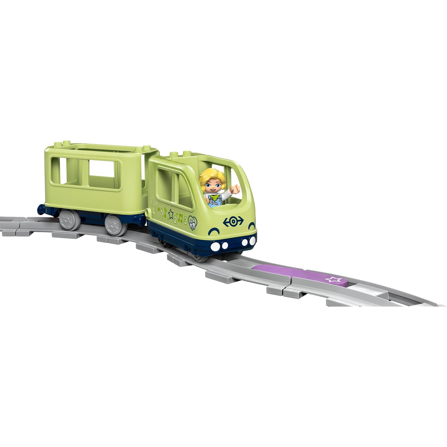 LEGO DUPLO Interactive Adventure Train Set - Educational Building Toy for Toddlers 2+ 3