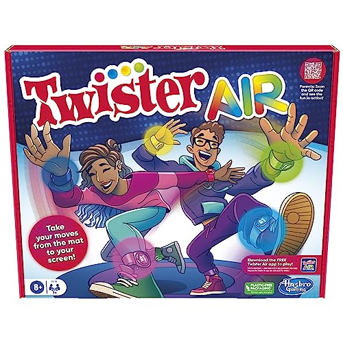 Hasbro Gaming Twister Air Augmented Reality Party Game for Ages 8+