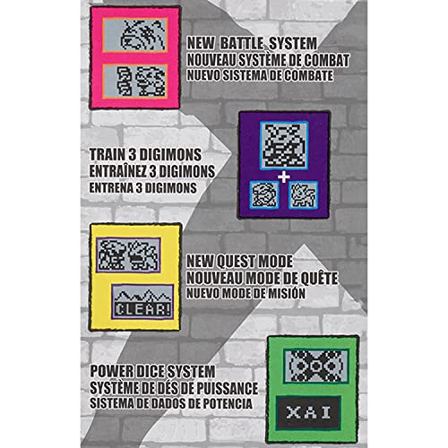 DigimonX Virtual Monster Pet Device - White & Blue 41922NP 5