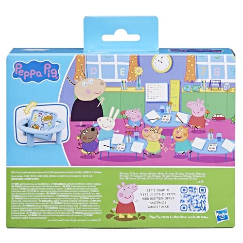 Peppa Pig Peppa's Playgroup Playset - 5 Figures & Classroom Accessories for Ages 3+