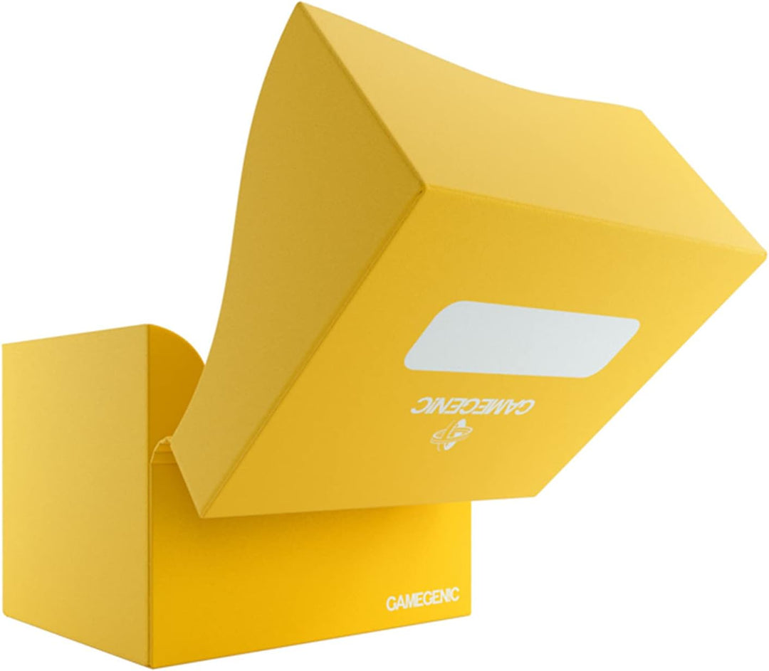 Gamegenic Side Holder 100+ XL Yellow - Holds 100 Double-Sleeved Cards with Cobra Neck Technology
