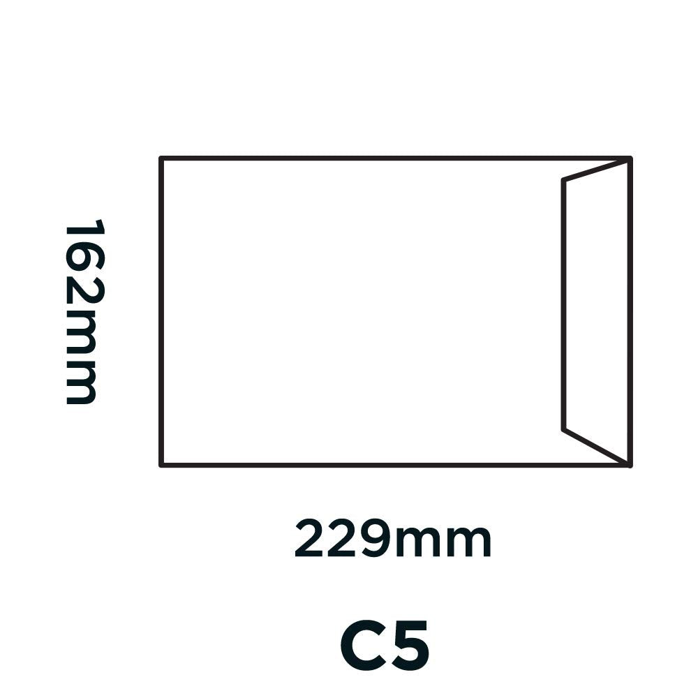 Blake Purely Everyday C5 Gummed Pocket Envelopes - 229 x 162 mm, 80 gsm Manilla, Pack of 50 2