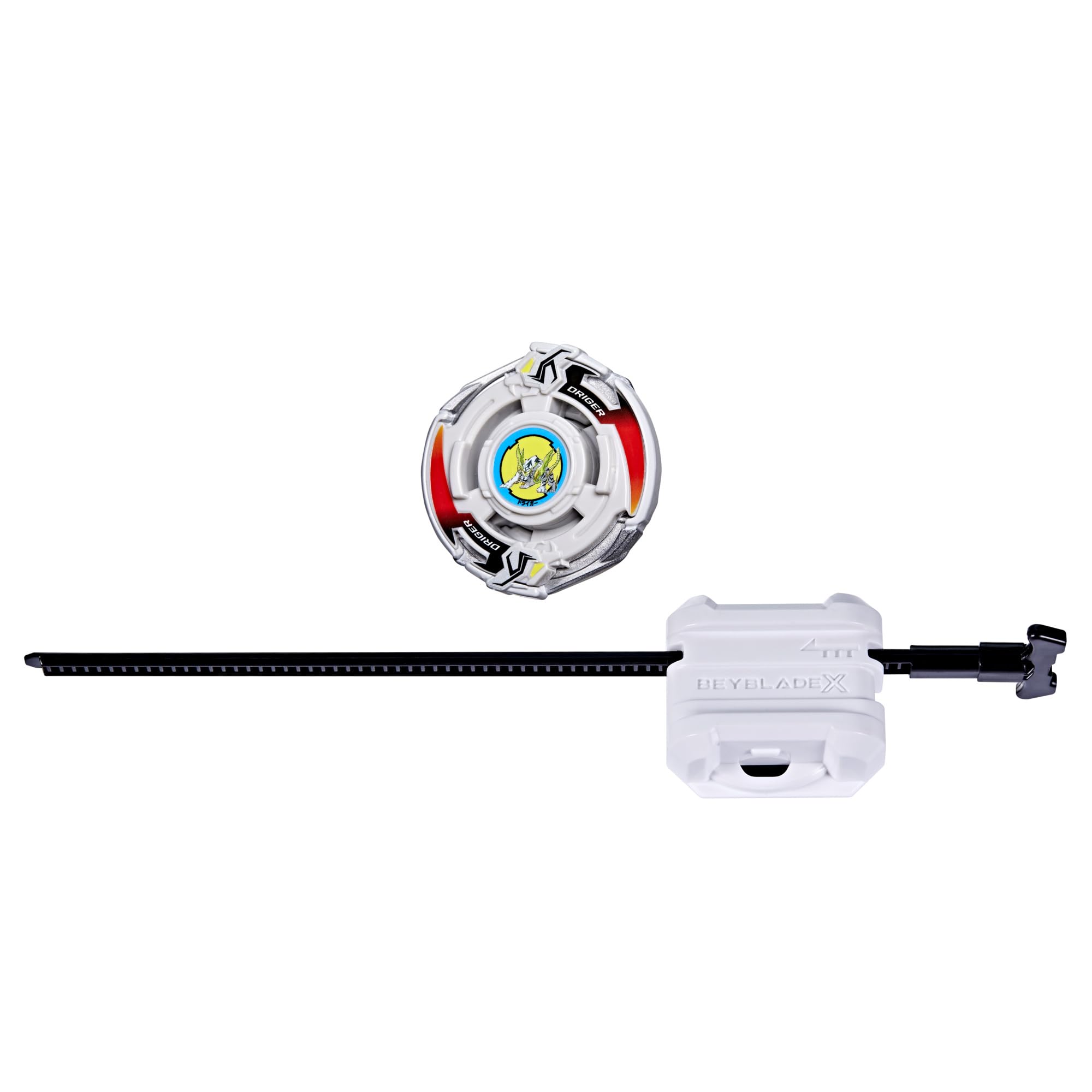 Hasbro Beyblade X X-Over Project Driger Slash 4-80P Starter Pack Top and Launcher | Balance Type 2