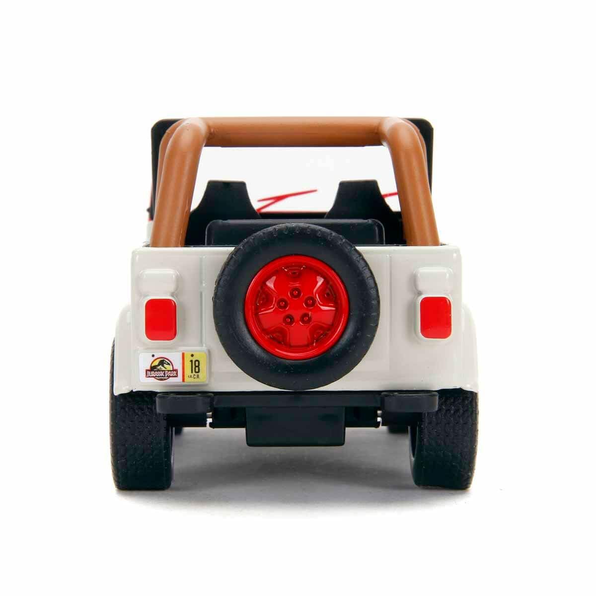 Jada 32129 Jurassic Park 1992 Jeep Wrangler 1:32 Scale Die-Cast Model 6