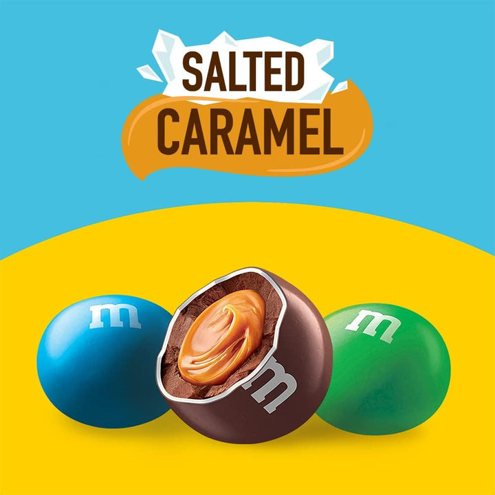 M&M's Salted Caramel & Milk Chocolate Party Bulk Bag - 800g Chocolate Snack Gift