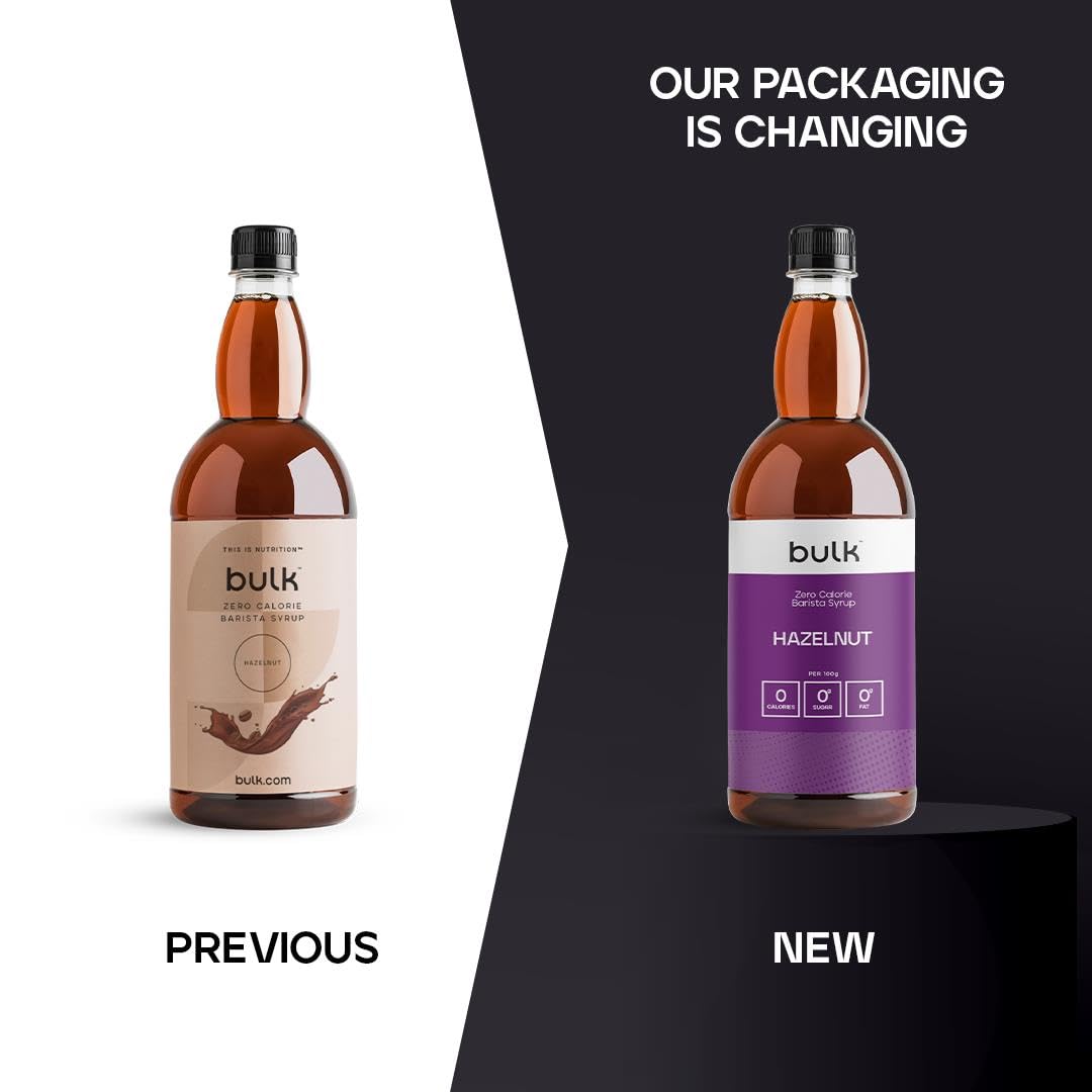 Bulk Zero Calorie Barista Syrup - Hazelnut - 1 Litre