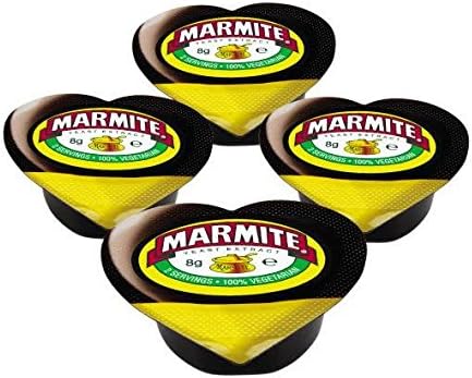 Marmite Yeast Extract Vegan Spread, 24 x 8 g Love Portions, 192 g (Pack of 1)