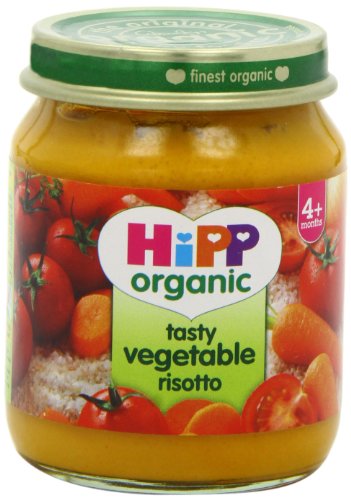 HiPP Organic Tasty Vegetable Risotto Baby Food Jar 6+ Months (6 x 125g)